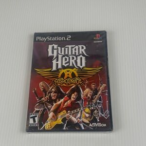Guitar Hero: Aerosmith for PlayStation 2 - Black and Red